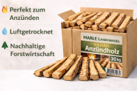 Kiefer Anmachholz 30 kg – trocken & naturbelassen